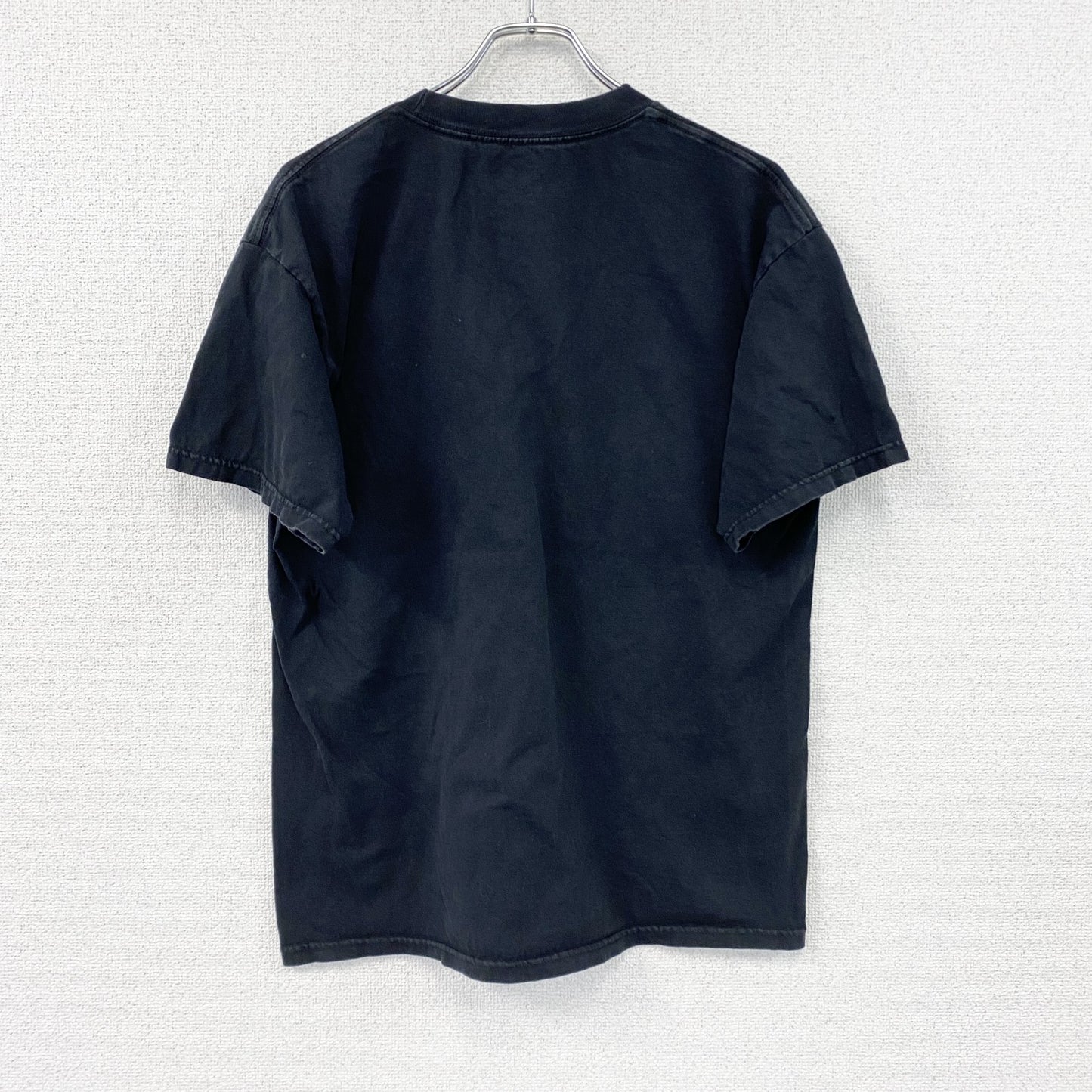 INK　半袖プリントTシャツ　ミュージック　ギター　黒　ブラック　Lサイズ