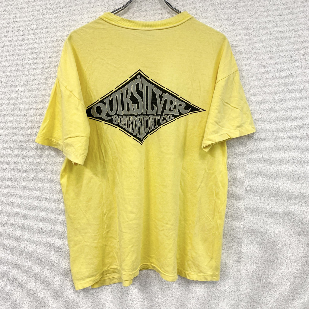 Quiksilver　クイックシルバー　半袖Tシャツ　黄色　イエロー