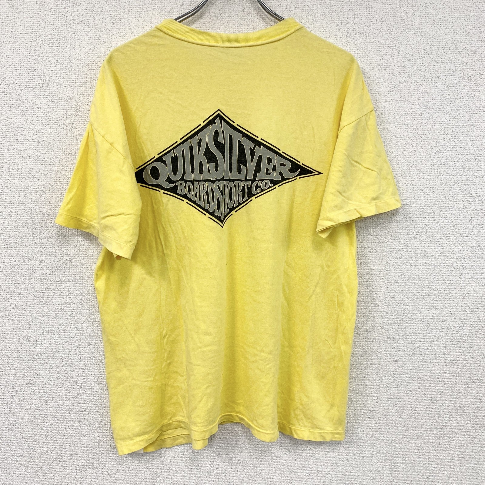 Quiksilver　クイックシルバー　半袖Tシャツ　黄色　イエロー