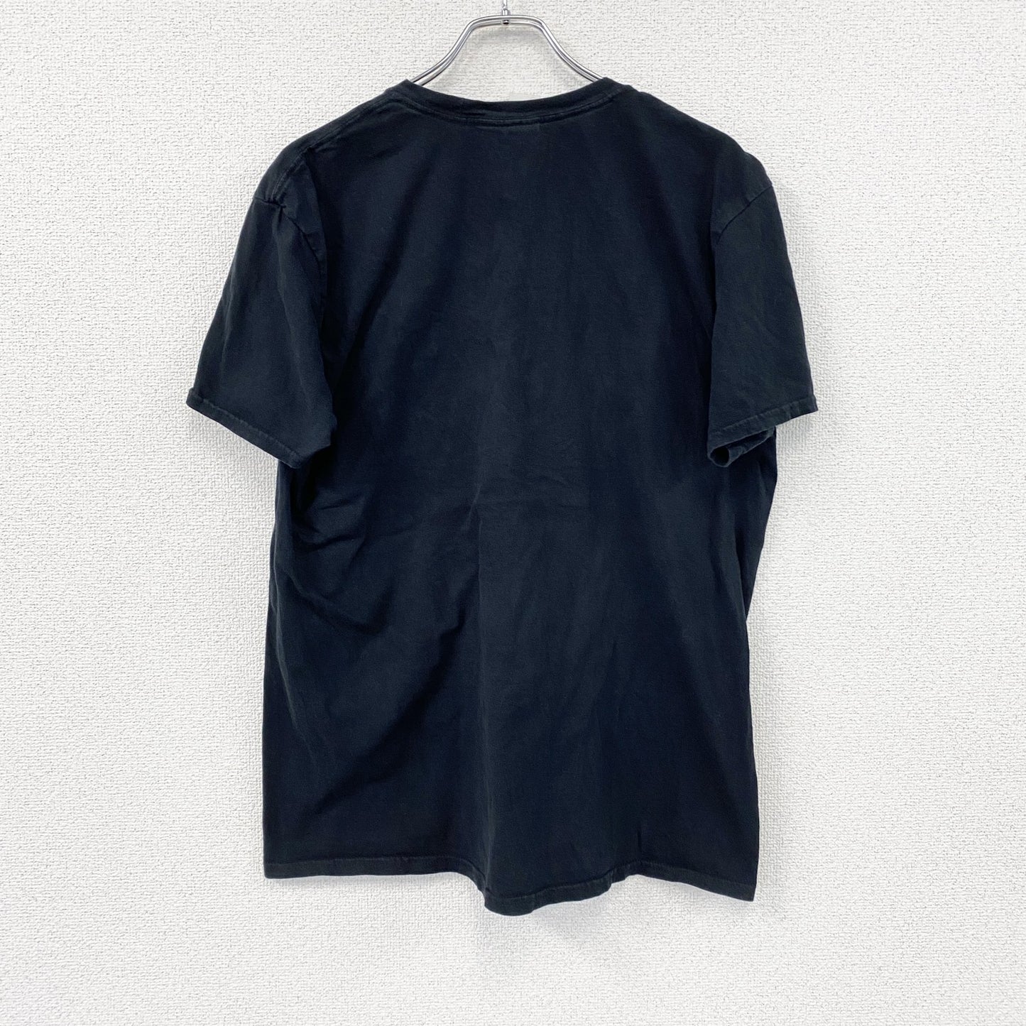 GILDAN　ギルダン　半袖プリントTシャツ　英字プリント　黒　ブラック　XLサイズ