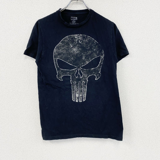 MARVEL　マーベル　パニッシャー　半袖プリントキャラクターTシャツ　アニメT　黒　ブラック　Sサイズ