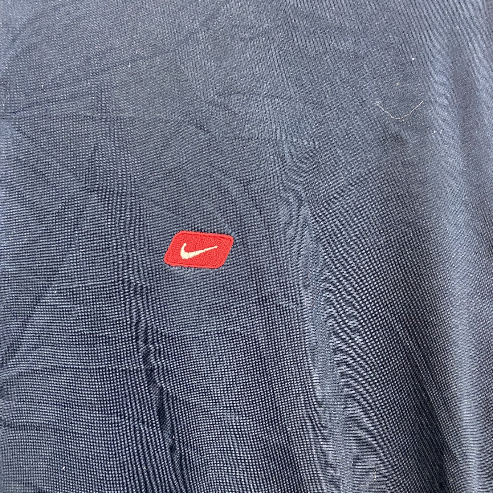 00s　NIKE　ナイキ　トラックジャケット/ジャージ　ヴィンテージ　紺　ネイビー　Lサイズ
