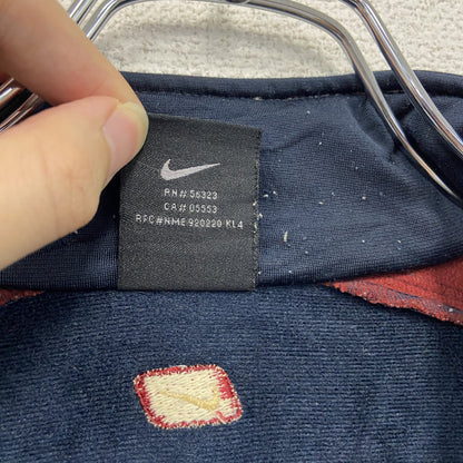 00s　NIKE　ナイキ　トラックジャケット/ジャージ　ヴィンテージ　紺　ネイビー　Lサイズ