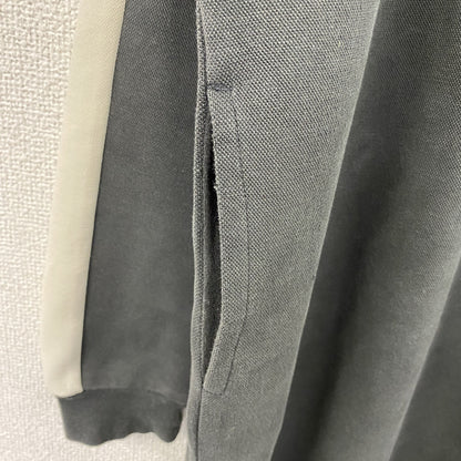 PUMA　プーマ　ハーフジップスウェットワンピース　刺繍ロゴ　黒　ブラック