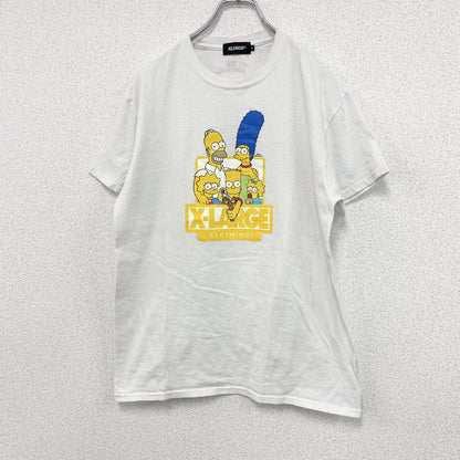 XLARGE　エクストララージ　The SIMPSONS　ザ・シンプソンズ　半袖Tシャツ　白　ホワイト　Mサイズ