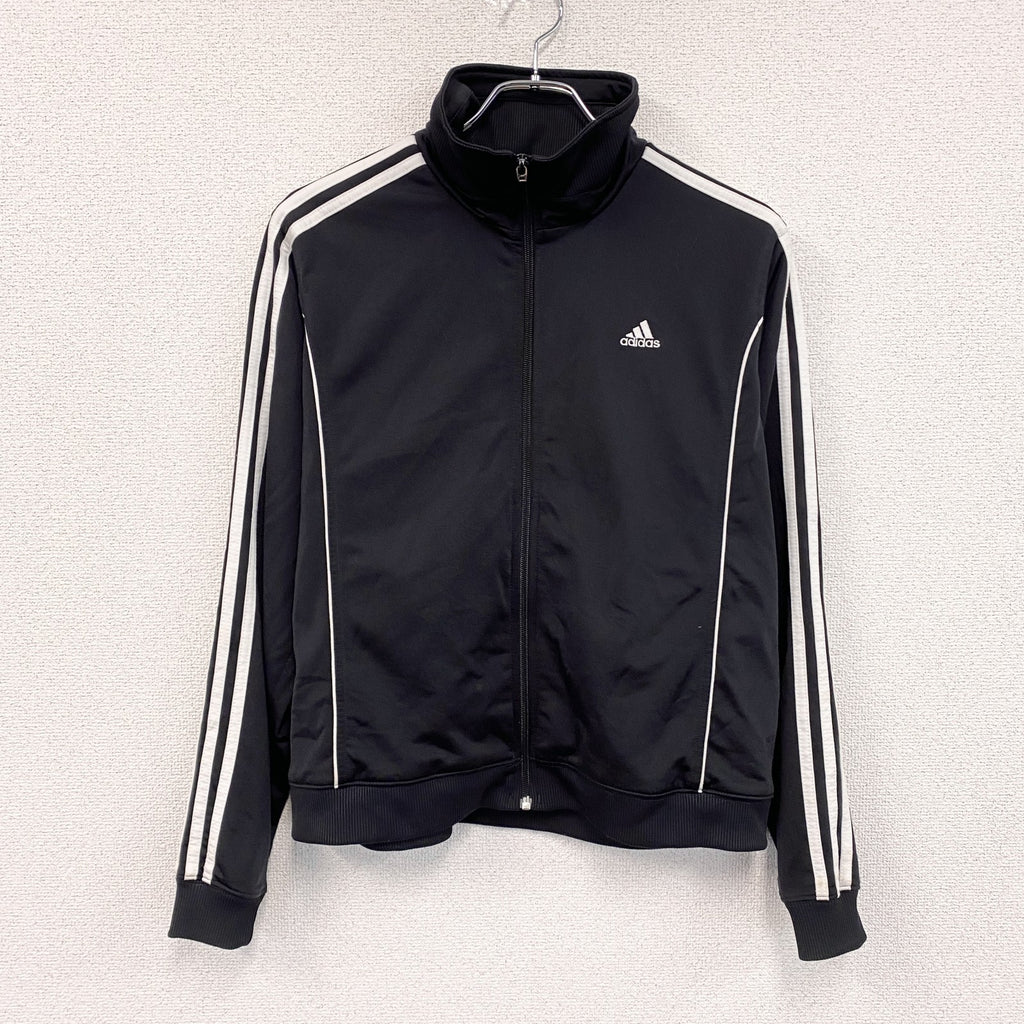 adidas　アディダス　トラックジャケット/ジャージ　黒　ブラック　Lサイズ