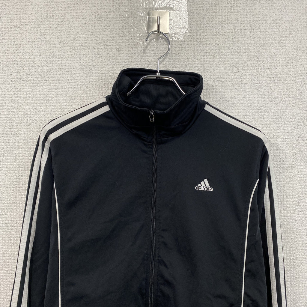 adidas　アディダス　トラックジャケット/ジャージ　黒　ブラック　Lサイズ
