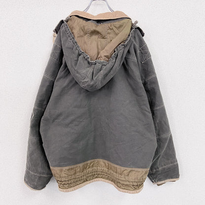 ～90s　SCOTCH&SODA　スコッチアンドソーダ　アノラックパーカー　中綿入り　ヴィンテージ　グレー　Mサイズ