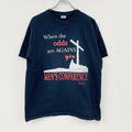 GILDAN　ギルダン　半袖プリントTシャツ　8連プリント　両面プリント　英字プリント　黒　ブラック　Lサイズ