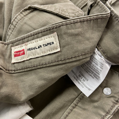 Wrangler　ラングラー　カーゴパンツ　ワークパンツ　ジップフライ　カーキ　W32サイズ
