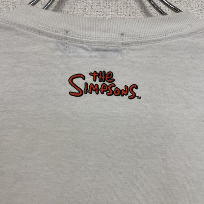 XLARGE　エクストララージ　The SIMPSONS　ザ・シンプソンズ　半袖Tシャツ　白　ホワイト　Mサイズ