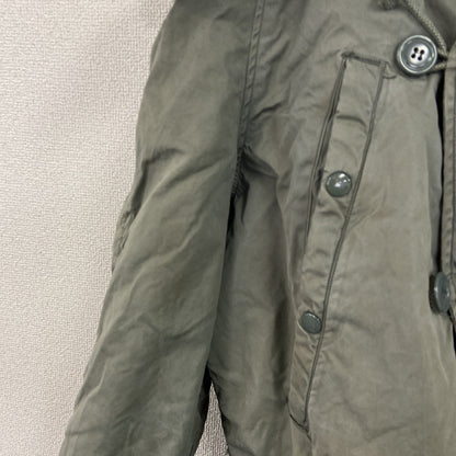 60s　U.S.AIR FORCE　米軍実品　N-3B　フライトジャケット　コヨーテファー　CONMARジップ　カーキ