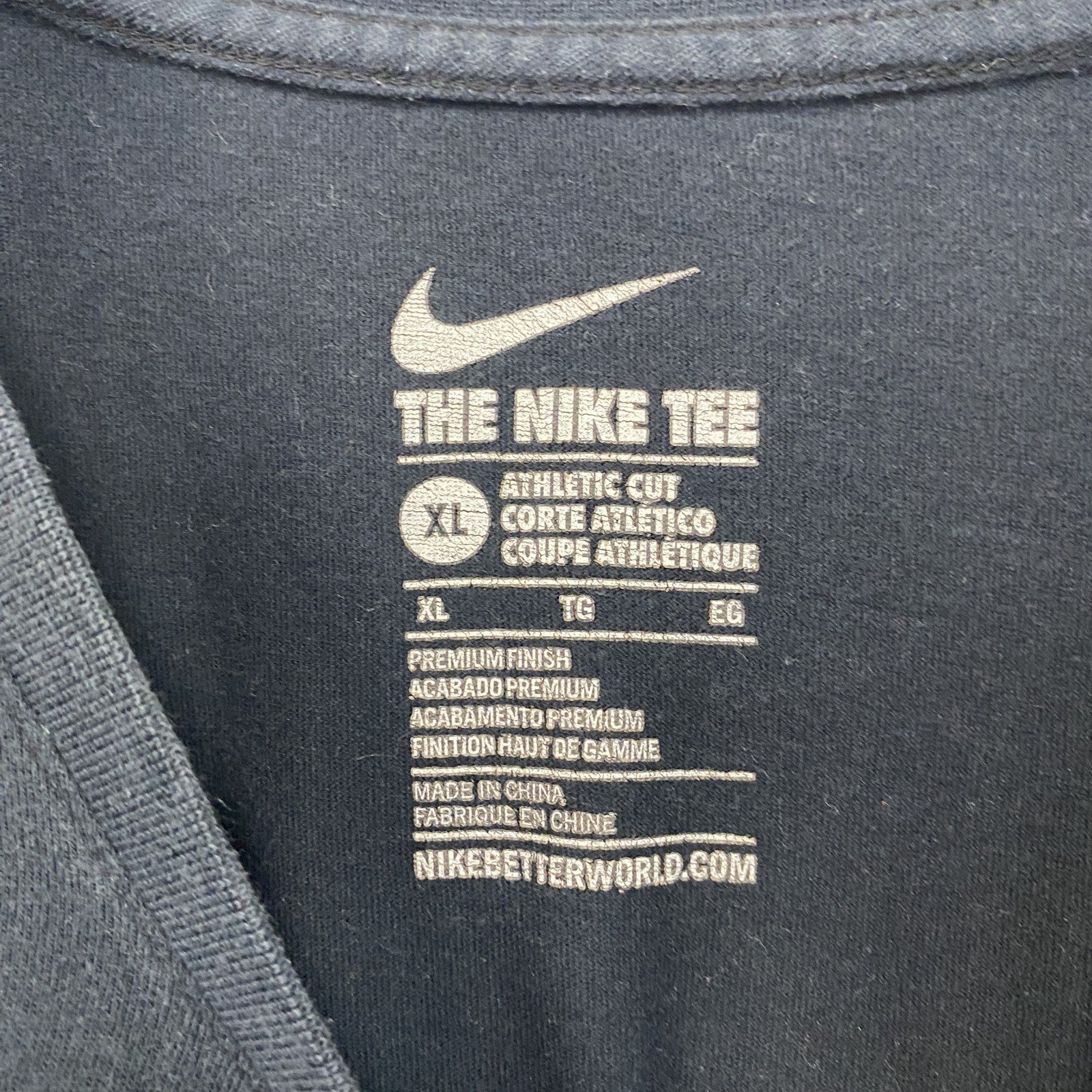 NIKE　ナイキ　半袖Tシャツ　プリントTシャツ　黒　ブラック　XLサイズ