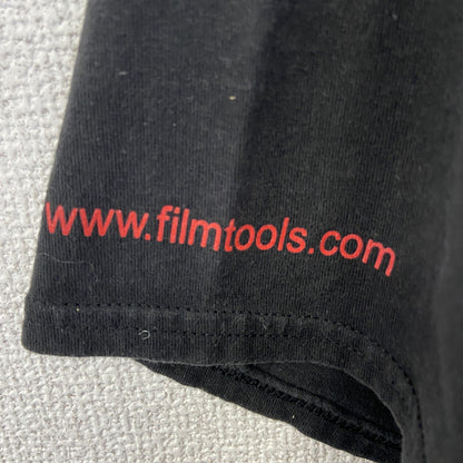 古着 used　Hanes ヘインズ　半袖プリントTシャツ　ビッグT　Film tools　クルーネック　黒　Lサイズ