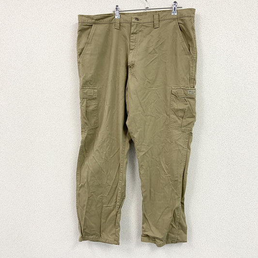 Wrangler　ラングラー　カーゴパンツ　ワークパンツ　ジップフライ　茶色　ブラウン　W40サイズ