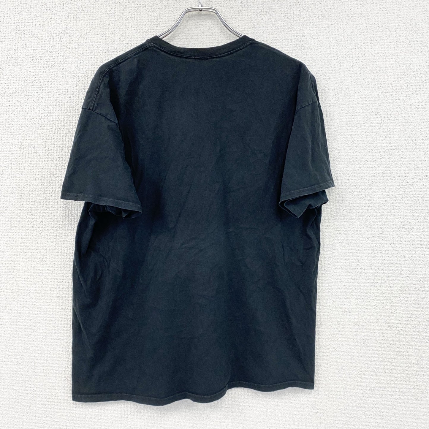 GILDAN　ギルダン　半袖プリントアニマルTシャツ　リス　ミュージック　黒　ブラック　XLサイズ