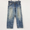 Levi's　リーバイス　504　デニムパンツ/ダメージジーンズ　ジップフライ　インディゴ　W34サイズ