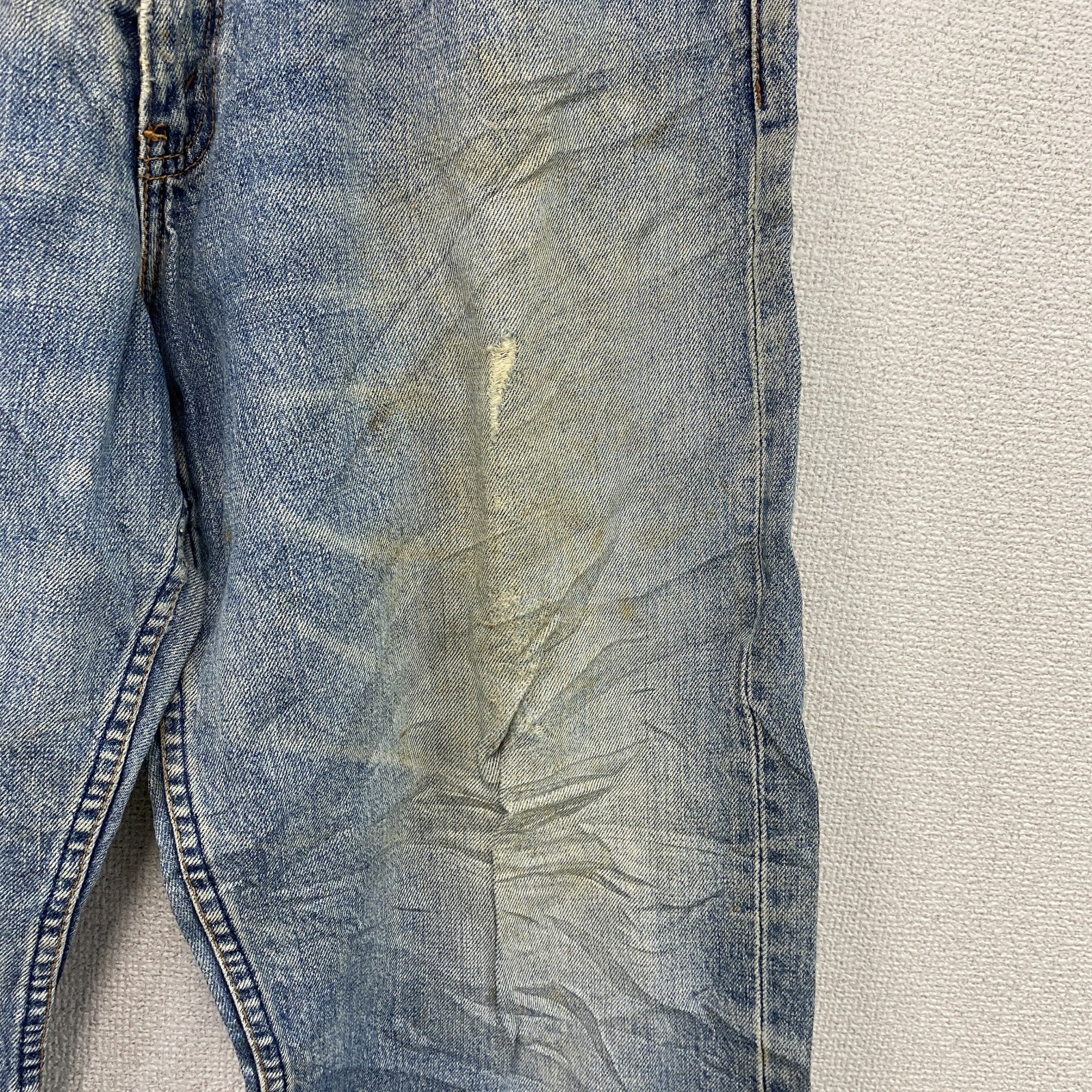 Levi's　リーバイス　504　デニムパンツ/ダメージジーンズ　ジップフライ　インディゴ　W34サイズ