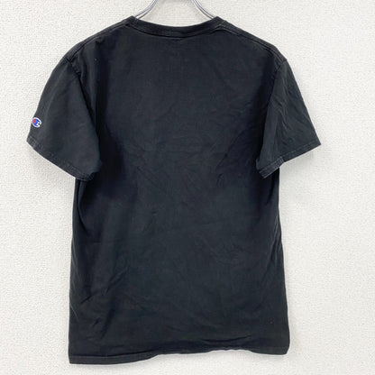 Champion　チャンピオン　半袖プリントTシャツ　アーチプリント　現行　黒　ブラック　Mサイズ