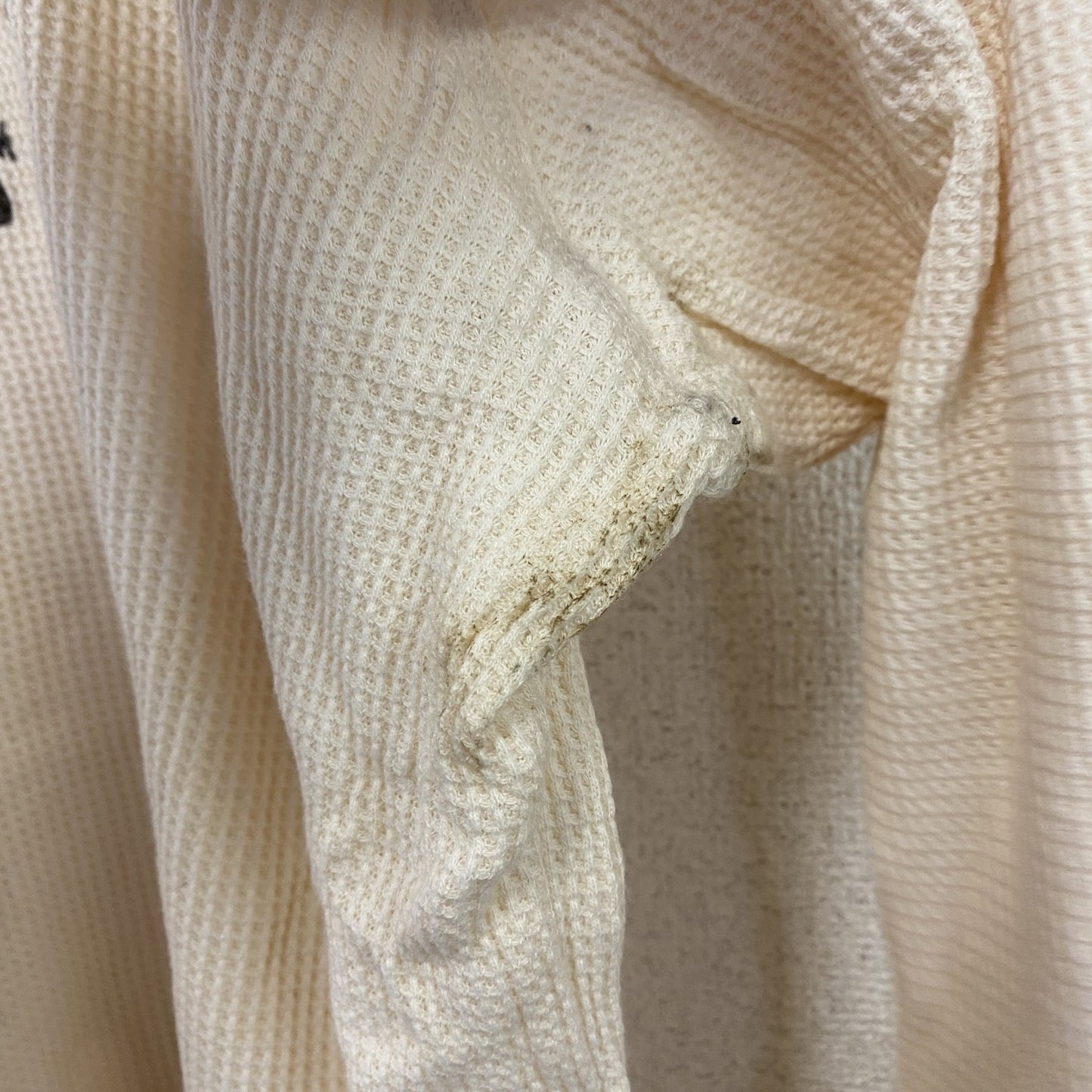 Timberland　ティンバーランド　長袖Tシャツ/ロンT　ワッフルT　サーマル　オフホワイト　Lサイズ