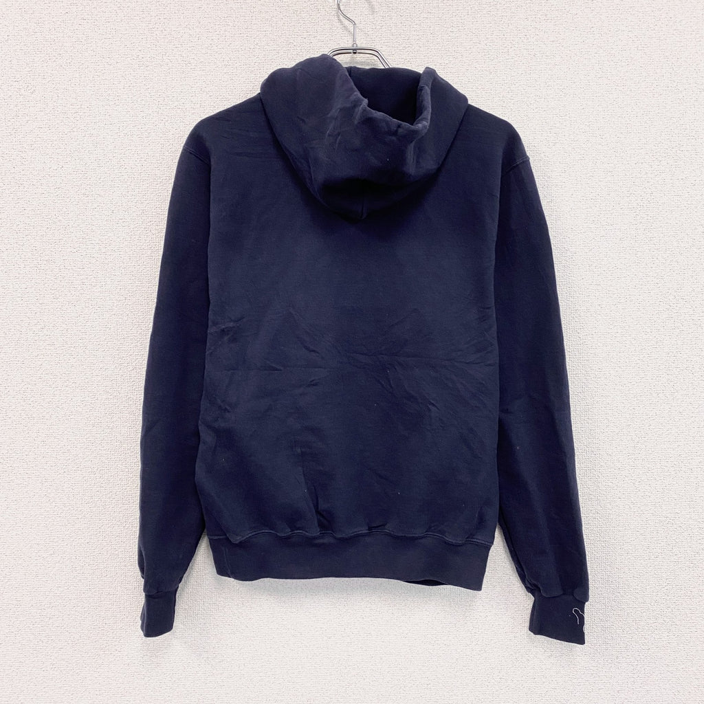 champion　チャンピオン　スウェットパーカー/フーディー　3連プリント　ビッグデザイン　現行　黒　ブラック　Sサイズ