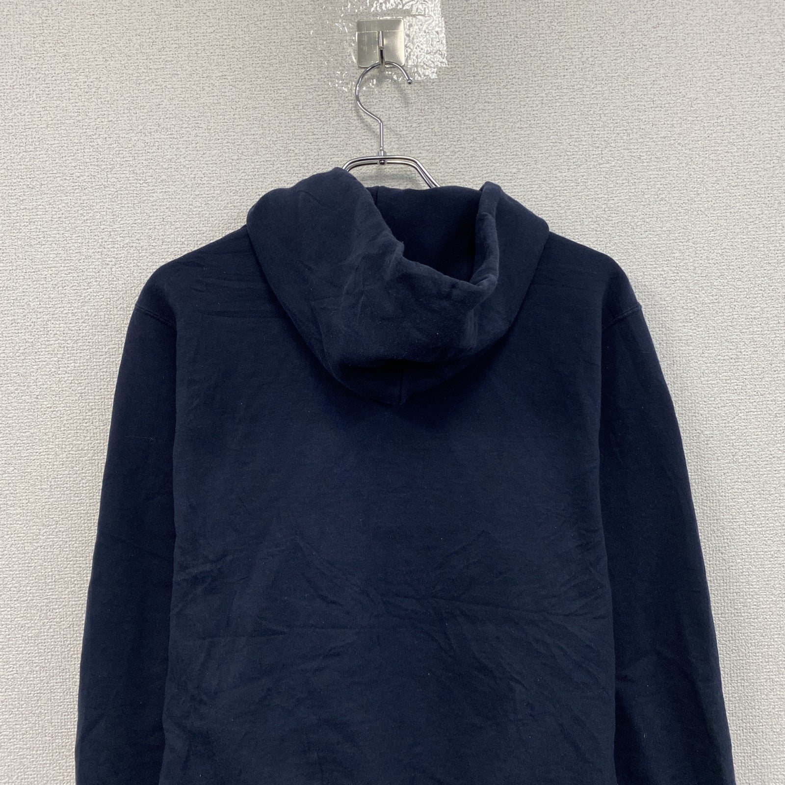 champion　チャンピオン　スウェットパーカー/フーディー　3連プリント　ビッグデザイン　現行　黒　ブラック　Sサイズ