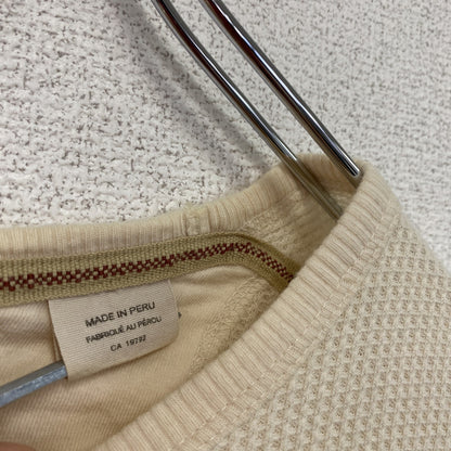 Timberland　ティンバーランド　長袖Tシャツ/ロンT　ワッフルT　サーマル　オフホワイト　Lサイズ