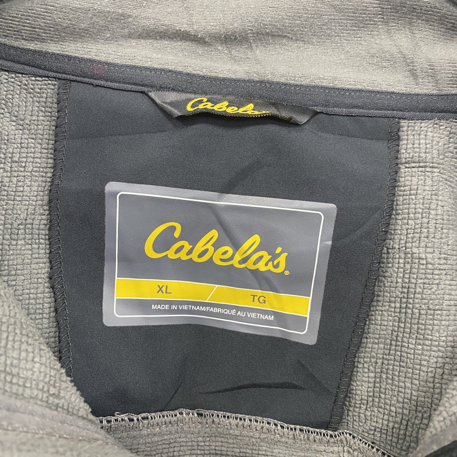 Cabela’ｓ　カベラス　フルジップフリースジャケット/ボアジャケット　紺　ネイビー　XLサイズ
