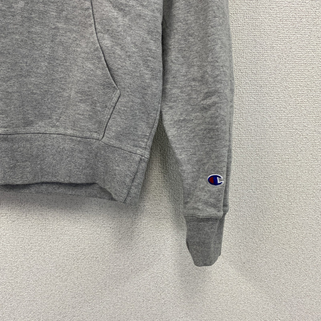 Champion　チャンピオン　スウェットパーカー/フーディー　デカロゴ　現行　灰色　グレー　Sサイズ