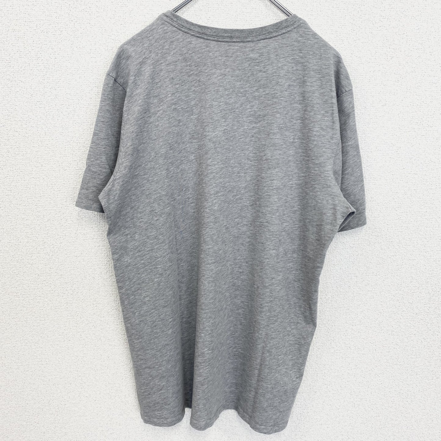 古着 used　NIKE ナイキ　半袖カレッジプリントTシャツ　JMU　ジェームズマディソン大学　レトロ　グレー　Lサイズ