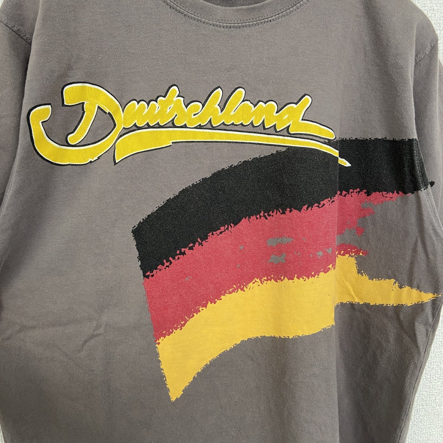 古着 used　00s　FIFA WORLD CUP ワールドカップ 2006　半袖国旗プリントTシャツ　クルーネック　ドイツ