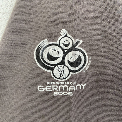 古着 used　00s　FIFA WORLD CUP ワールドカップ 2006　半袖国旗プリントTシャツ　クルーネック　ドイツ