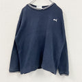 90s　PUMA　プーマ　スウェット/トレーナー　ヴィンテージ　紺　ネイビー　Mサイズ
