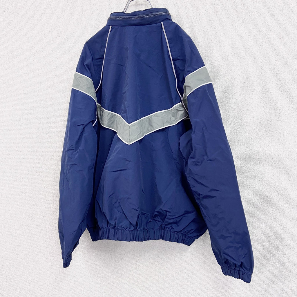 00s　U.S.AIR FORCE　米軍　トレーニングジャケット　ナイロンジャケット　紺　ネイビー　XLサイズ