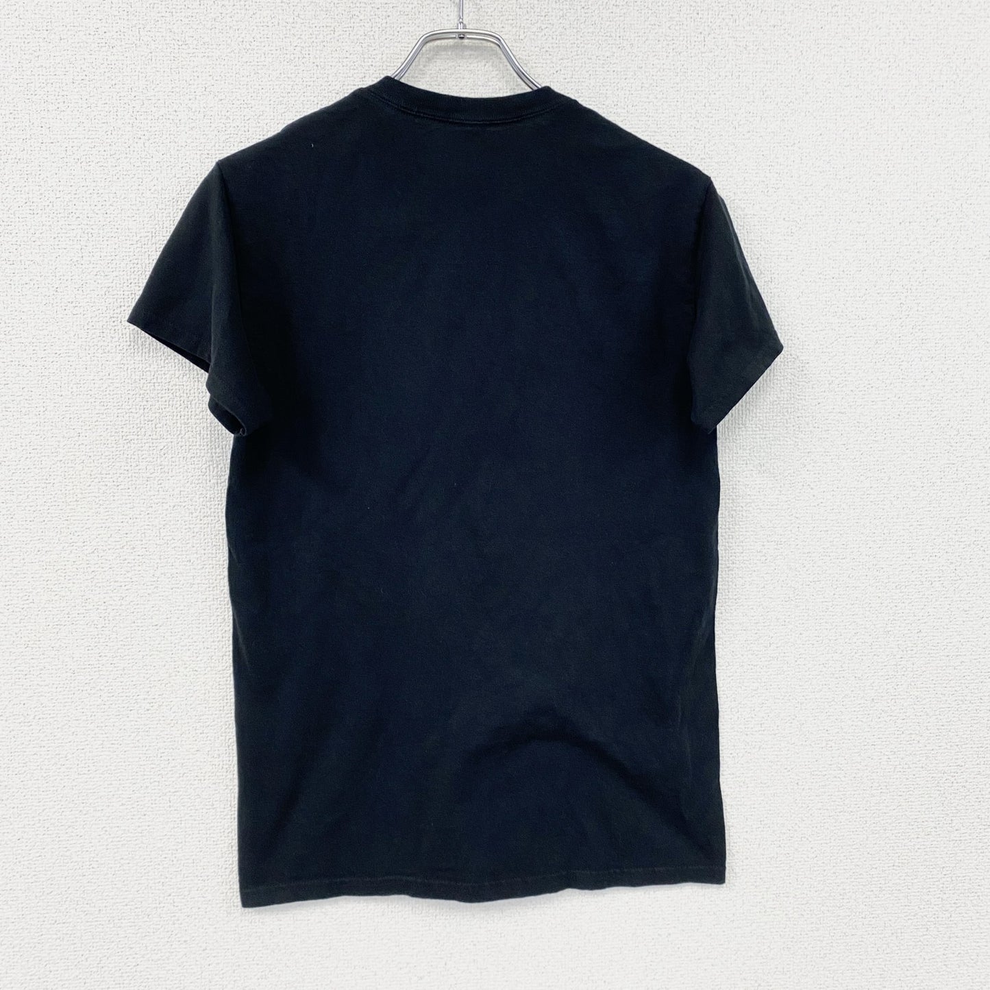 GILDAN　ギルダン　半袖プリントTシャツ　英字プリント　黒　ブラック　Sサイズ