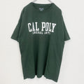 古着 used　champion チャンピオン　半袖カレッジプリントTシャツ　カリフォルニア工科大学　クルーネック　緑　XLサイズ