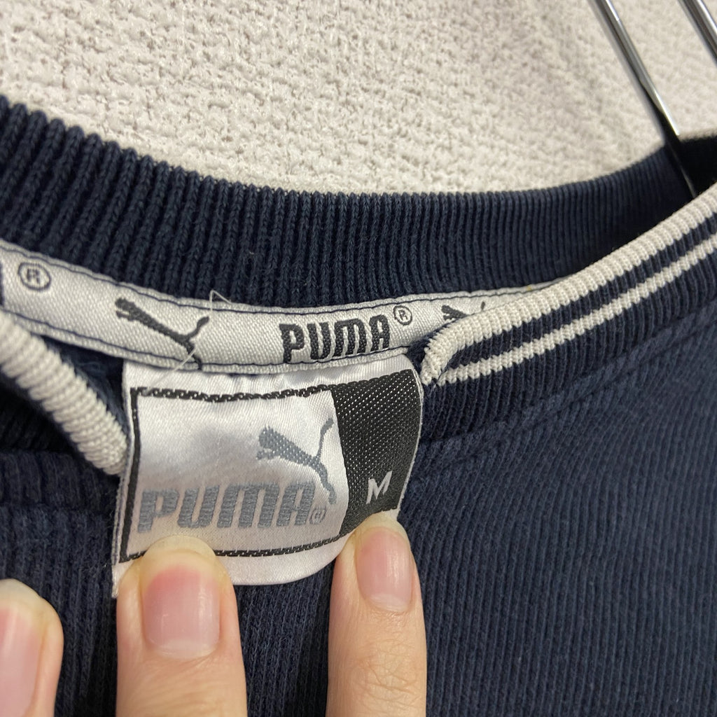 90s　PUMA　プーマ　スウェット/トレーナー　ヴィンテージ　紺　ネイビー　Mサイズ
