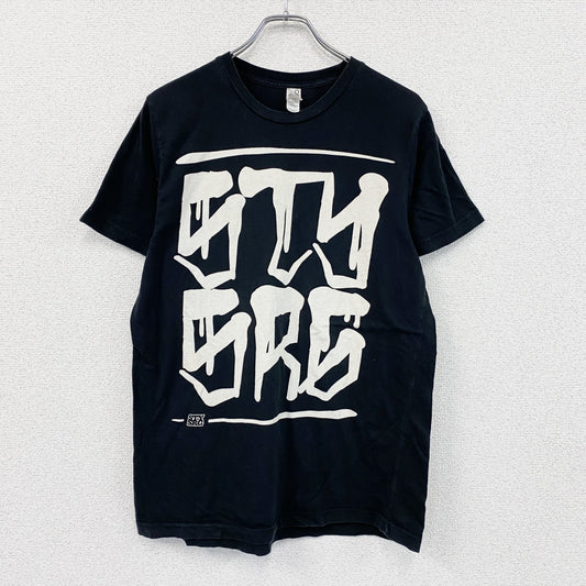 Stay Strong　ステイストロング　BMX　半袖プリントTシャツ　デカロゴ　黒　ブラック　Lサイズ