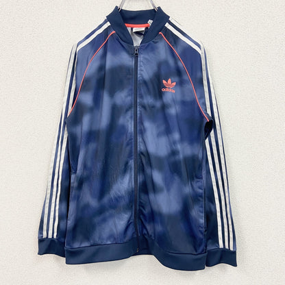 adidas　アディダス　ATPタイプ　トラックジャケット/ジャージ　スリーストライプイス　青　XLサイズ