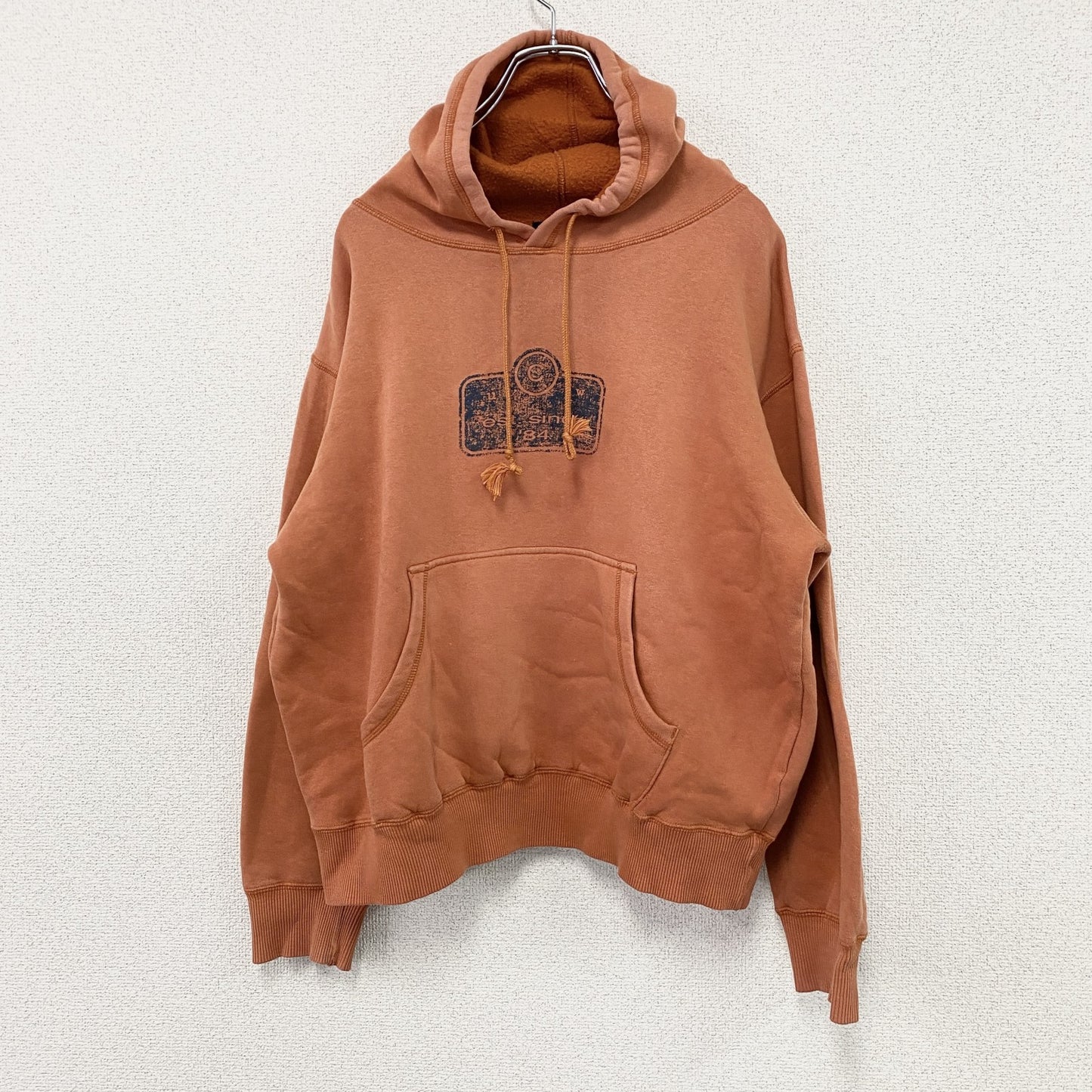 90s　OLD UNIQLO　オールドユニクロ　スウェットパーカー/フーディー　フェード　オレンジ　Mサイズ