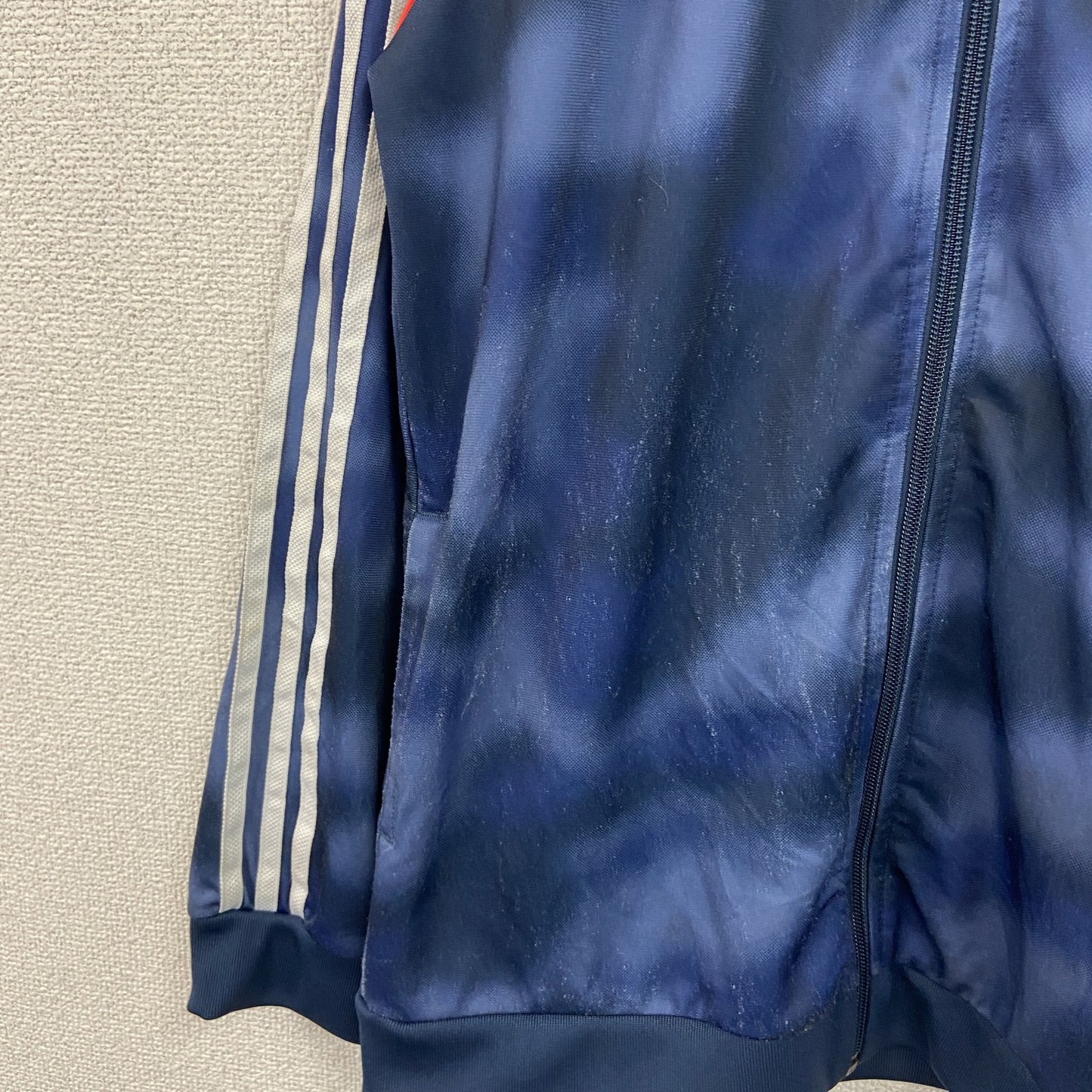 adidas　アディダス　ATPタイプ　トラックジャケット/ジャージ　スリーストライプイス　青　XLサイズ