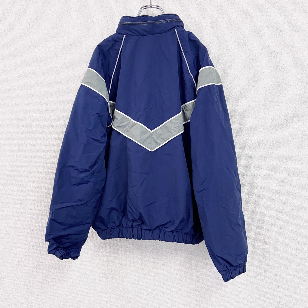 00s　U.S.AIR FORCE　米軍　トレーニングジャケット　ナイロンジャケット　紺　ネイビー　Mサイズ