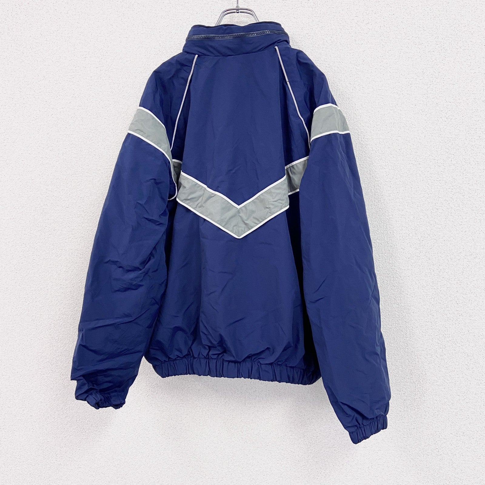 00s　U.S.AIR FORCE　米軍　トレーニングジャケット　ナイロンジャケット　紺　ネイビー　Mサイズ