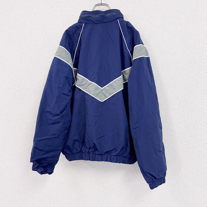 00s　U.S.AIR FORCE　米軍　トレーニングジャケット　ナイロンジャケット　紺　ネイビー　Mサイズ