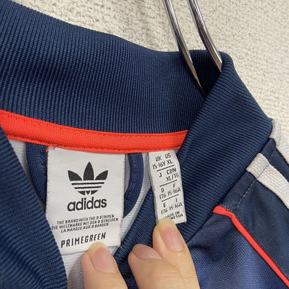 adidas　アディダス　ATPタイプ　トラックジャケット/ジャージ　スリーストライプイス　青　XLサイズ