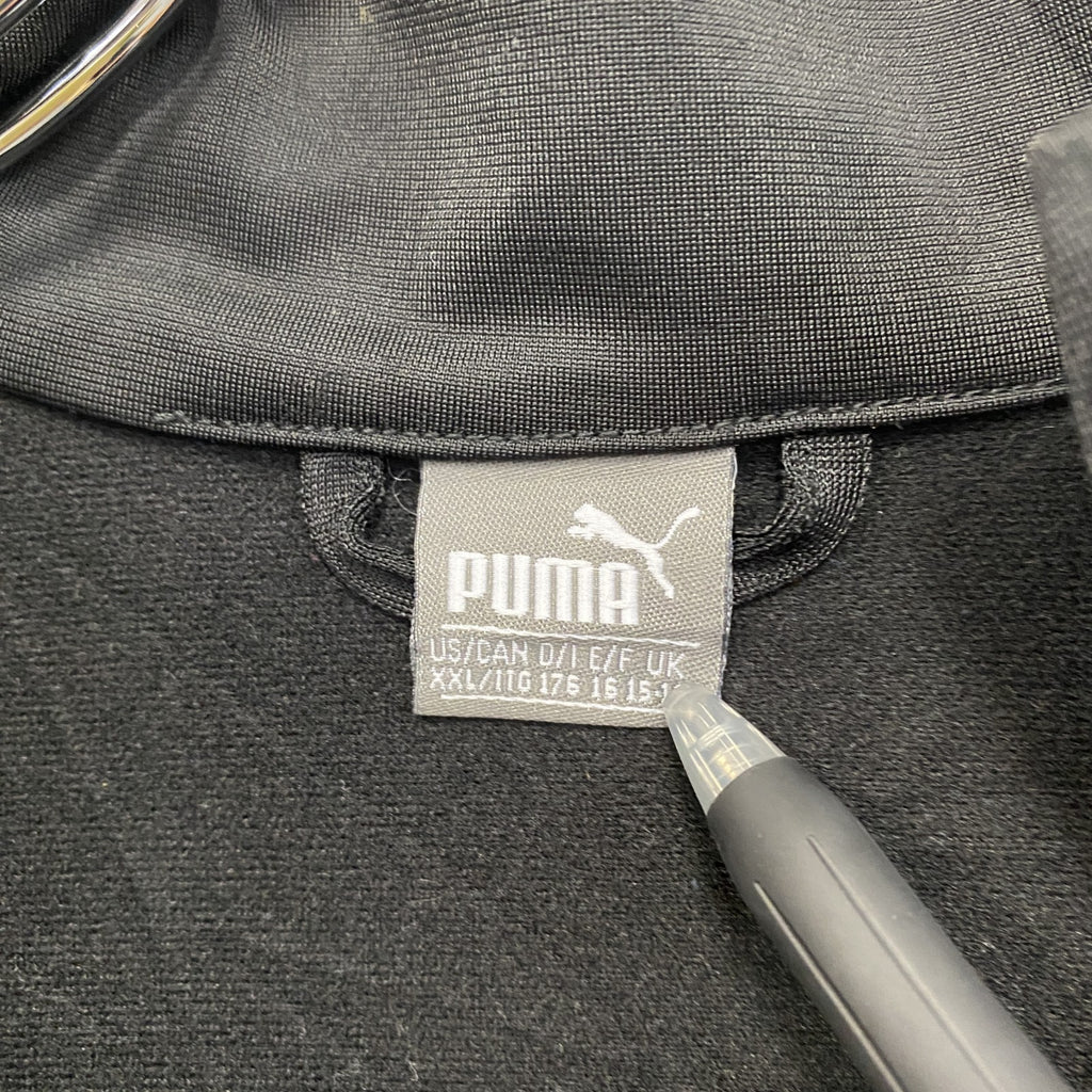 PUMA　プーマ　トラックジャケット/ジャージ　黒　ブラック　2XLサイズ