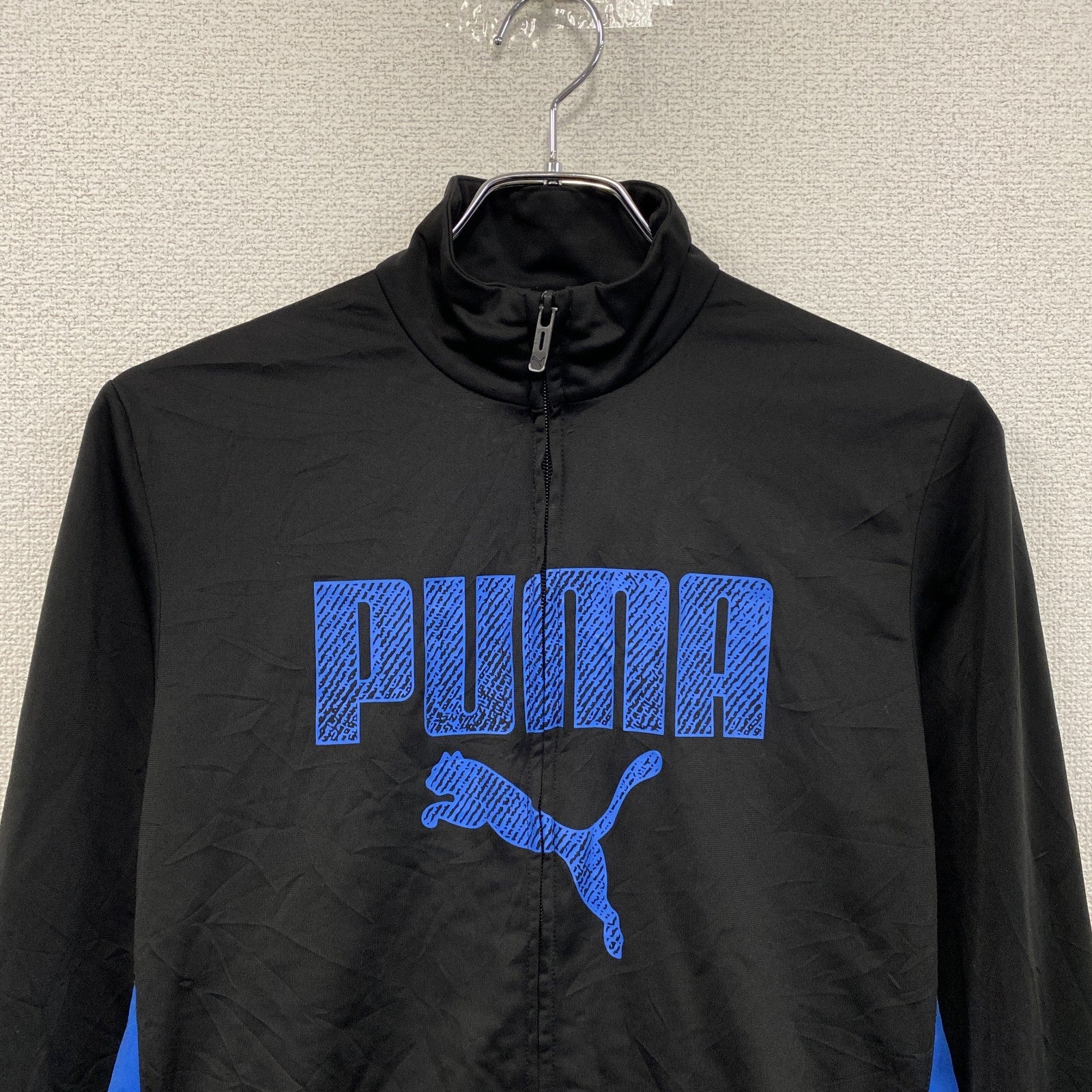 PUMA　プーマ　トラックジャケット/ジャージ　黒　ブラック　2XLサイズ