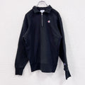 Champion　チャンピオン　リバースウィーブ　ハーフジップスウェット/トレーナー　黒　ブラック　Mサイズ