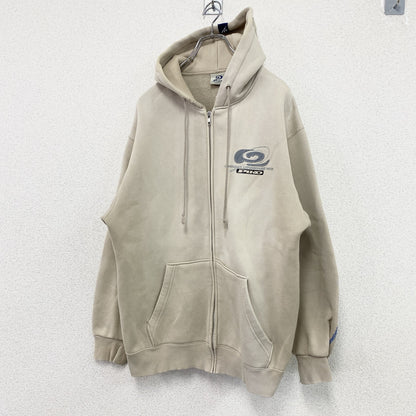 ～00s　PIKO　ピコ　フルジップスウェットパーカー/フーディー　ヴィンテージ　ベージュ　Lサイズ