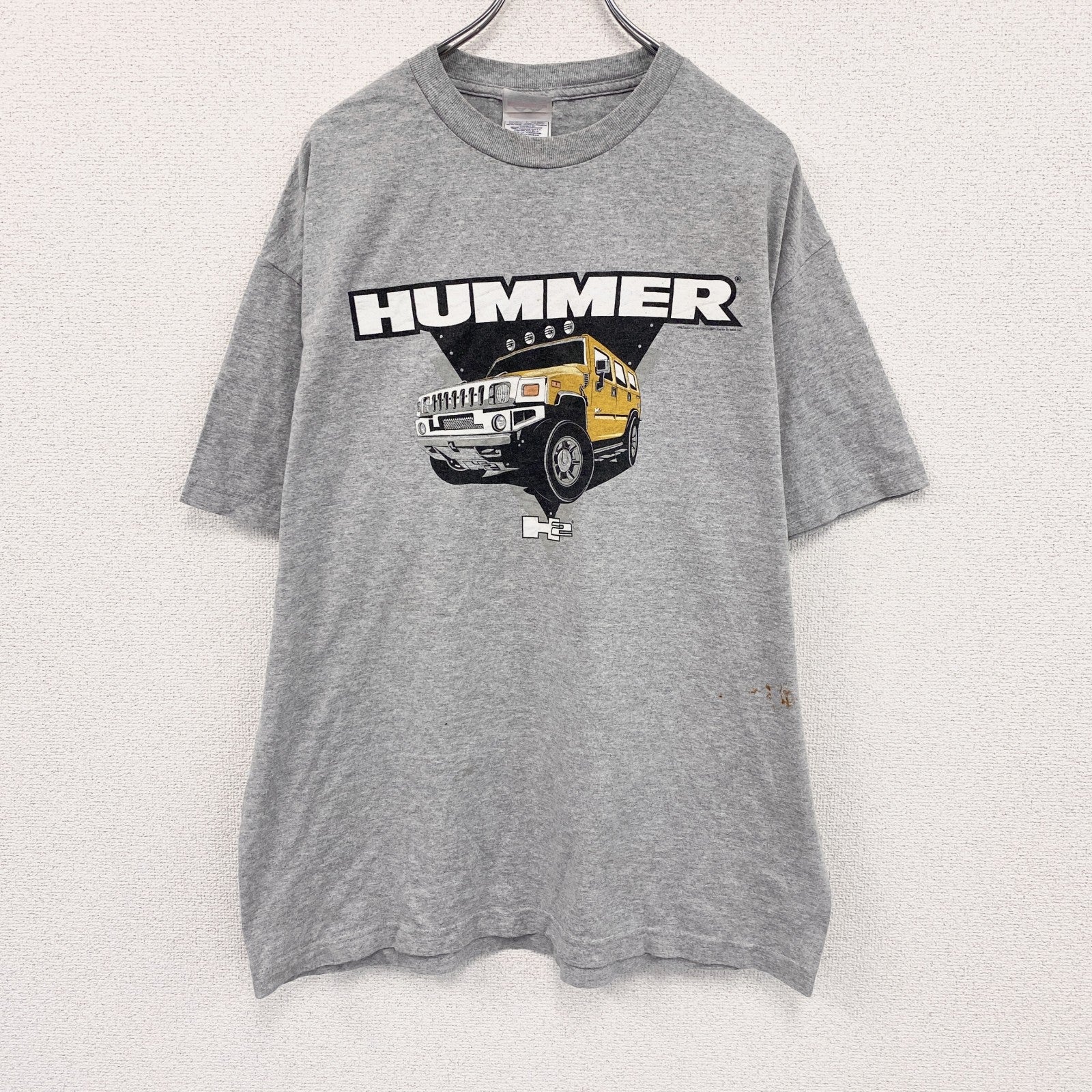 ALSTYLE　HUMMER　ハマー　半袖プリントTシャツ　灰色　グレー　XLサイズ